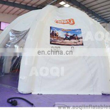 AOQI classical advertising 8 legs inflatable dome tent for sale