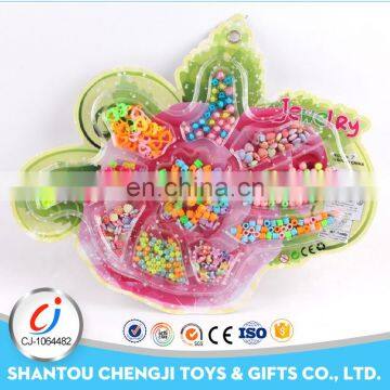 Fashion kids jewelry plastic diy wire bead toy