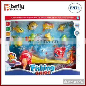 Plastic fish hook toy with light and music