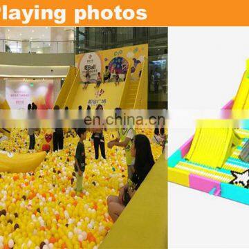 U-Rides White Snow Bear Giant Inflatable Ocean Ball Pool With Slides and Toys photo-3