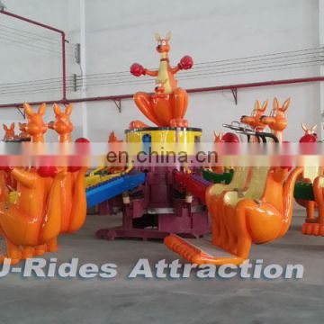 funny amusement ride jumping kangaroo ride children's carousel