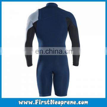 Customize Service 2/3MM Premium Neoprene CR Men Long Sleeve Scuba Shorty Diving Suit photo-4