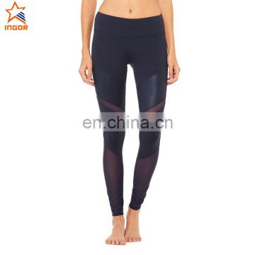 running lycra yoga tights compression women fitness pants leggings