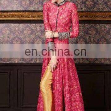 Party wear suit with mirror work for women