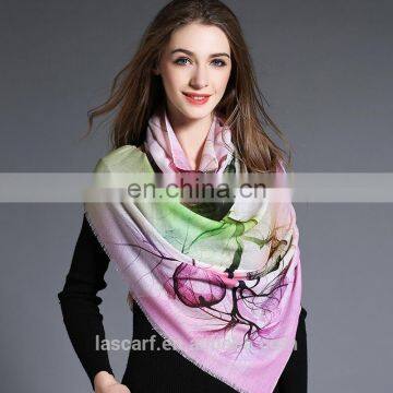 Digital Printing, Woolen Scarf for Women photo-3