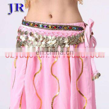 Velvet Gold Coins Wholesale Belly Dance Hip Scarves for Ladies Y-2026# photo-2