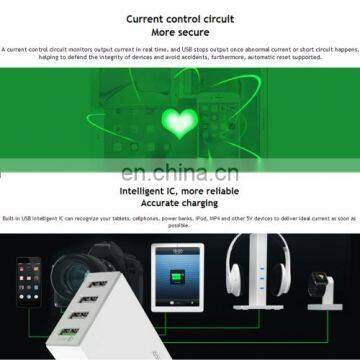 Factory Stock Quick Charger, Drop Shipping 4 USB 2.0 Port Charger 5V2.4A 9V2A 12V1.5A for Smartphones Tablets Power Banks photo-5