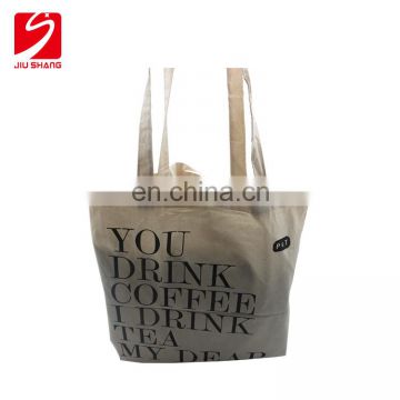 New Fancy Designer Soft Handled Foldable Cotton Shopping Tote Bag