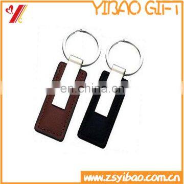 High Quality Metal Leather Keychain /Key Holder With Car Logo For Promotion