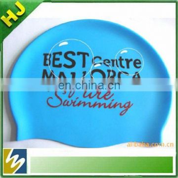 multi color silicone swim cap