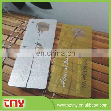 2016 fashion clothing tags and direct factory printing plastic clothing tags