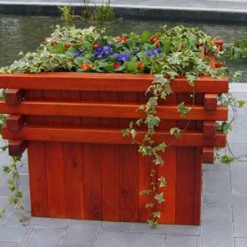 Flower Planter Box Outdoor Flower Boxes High Recyclable Light Weight