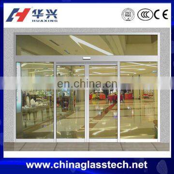 CE certificate aluminum commercial automatic sliding glass doors