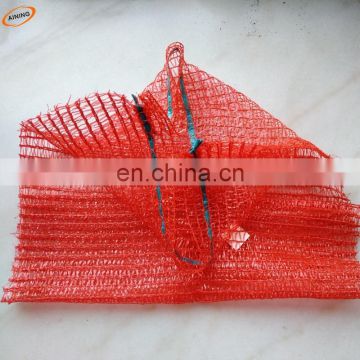 Wholesale Big or Small Fruits Vegetables Washing Drawstring Polyester Mesh Produce Bag