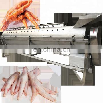 Industrial Fresh Chicken Claw Feet Peeling Machine Processing Line