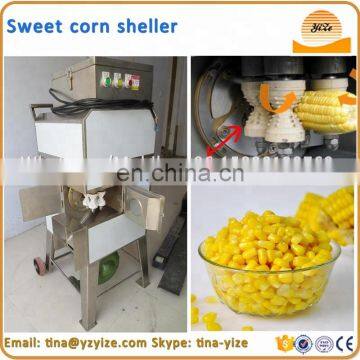 Stainless Steel Sweet Corn Sheller,sweet Corn Husking Machine for Making Sweet Corn