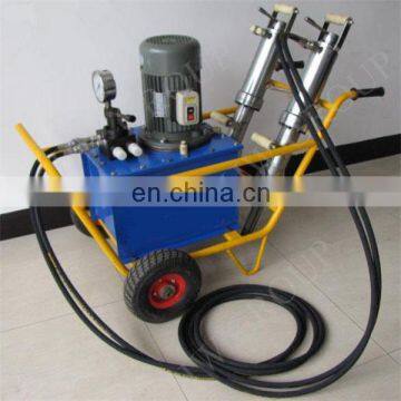 new type hydraulic cylinder rock splitter/mobile hydraulic diesel pack stone splitter