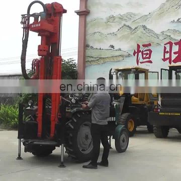 200m depth tractor mounted water well drilling rig machine to dig deep wells for sale