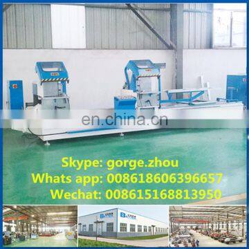 Aluminum double mitre cutting saw machine with digital displayer cutting