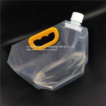 Manufacturer Production No Logo Printed Plastic Packaging Bag for Filling 75% Alcohol Disinfectant photo-2