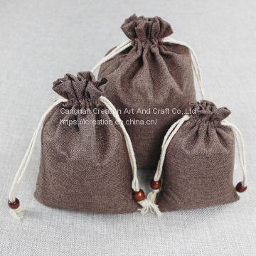 Small Size Various Colors Burlap Candy Bags Jute Wedding Gift Bag With Drawstring Wedding Party Favor Gift Pouches photo-5