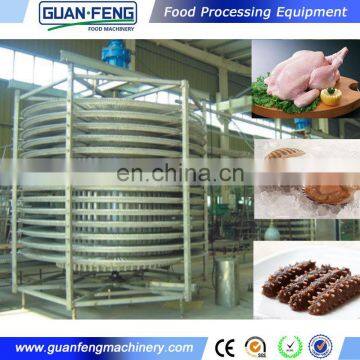 IQF Frozen Mango Spiral Conveyor Freezing Machine Spiral Blast Freezer photo-6