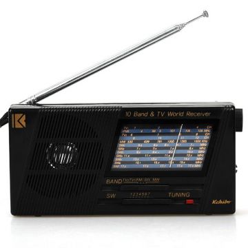 Popular in India cheap KK-8108T FM TV MW SW 10 band portable radio