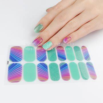 Wholesale Non-toxic Halloween Nail Stickers Nail Art Polish Sticker photo-2