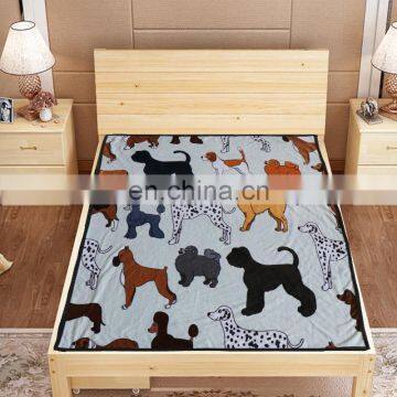 Wholesale Custom New Flannel Cartoon Printed Leisure Blanket photo-6