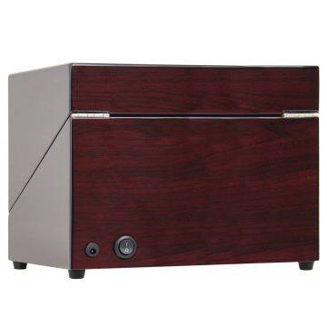 Japan Motor 2+0 Grids Piano Lacquer Dual Automatic Watch Winder Vertical Design Watch Winder photo-5