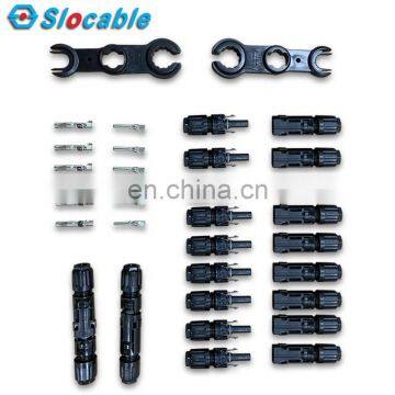 Slocable IP68 Waterproof 50A High Voltage 1500V Cable Connector for Solar Combiner Box