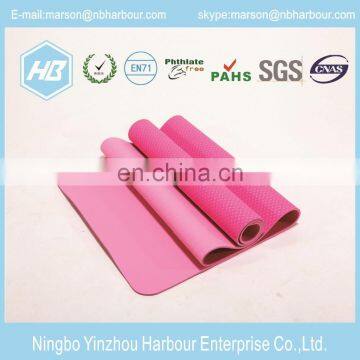 Nontoxic 4~10 mm Purple Tpe Exercise Fitness Non-slip Mat photo-4