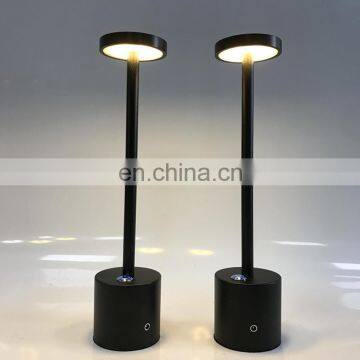 DDP Terms Wholesale Minimalist Restaurant Cordless Led Table Lamp Touch Dimmable Decoration Modern Table Lamp photo-4