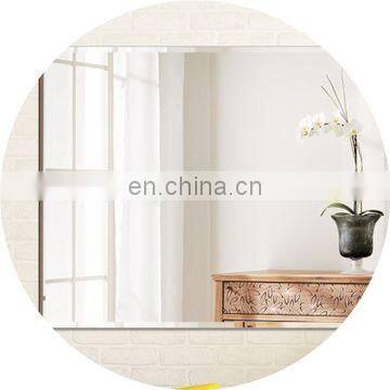 Frameless ideal standard bathroom rough edge mirror