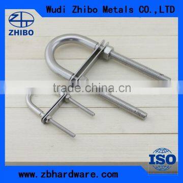 Customized U bolt,U shape bolt square,square U bolts with top quality