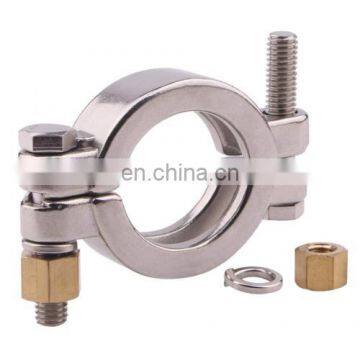 Wholesale High Quality Steel Tri Clamp Double Bolted SS304 Quick Connect Tube Pipe Clamp Connecting Clamps photo-4