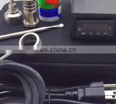 Electric coil heater enail with titanium nail for smoking