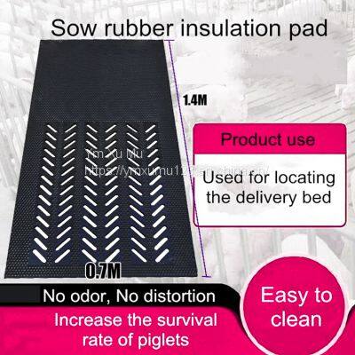 Pig Equipment Pig Farm Insulation Mat Rubber Thicken Keep Warm Antiskid Equipment photo-2