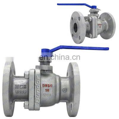 Bundor PN16 handle sleeve 1000wog WCB 5 inch Flanged DN25-DN250 Ball Valve