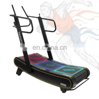 saving energy air runner commercial self- generated treadmill gym running equipment Curved running machine