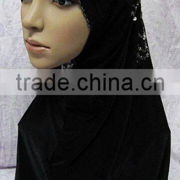 A191 High quality beautiful handmade malaysia hijab for islamic hijab 2011