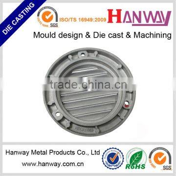 customize aluminum die casting CNC machining powder coating for solar led light cover