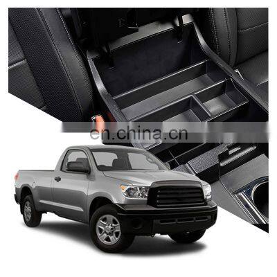 Interior Accessories Parts Silicone Armrest Rest Storage Box Center Control Console Organizer Tray For Toyota Tundra 2007-2018