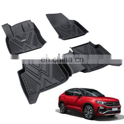 Factory Wholesale Car Accessories 3d Tpe Rubber Car Floor Mats Anti-slip Car Foot Mat For VW VOLKSWAGEN TAYRON 2019 2020