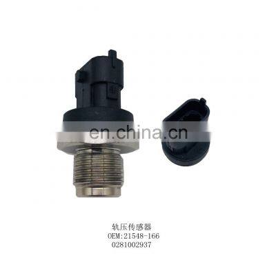 21548-166 0281002937 Excavator Common Rail Fuel Pressure Sensor Switch