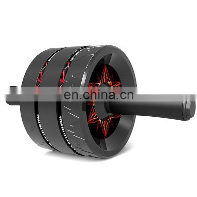 Home Gym Exercise Roller Custom LOGO Abdominal Core Strength Ab Roller Trainer Wheel