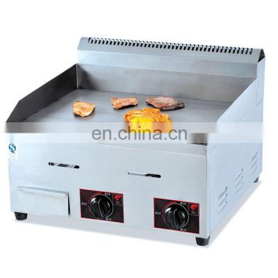 Economic Stainless Gas griddle grill with All Flat Hotplate