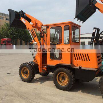 backhoe loader hydraulic 4 wheel drive