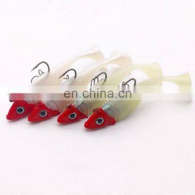 Hot selling 10cm 18g T-Tail Soft Worm Perch Soft Lure Bait