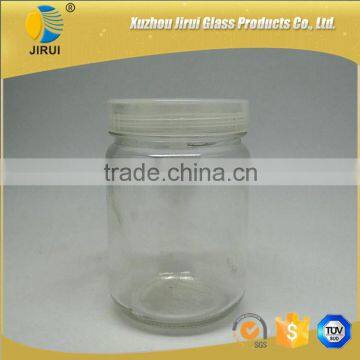 250ml Round Shape Clear Glass Food Jar